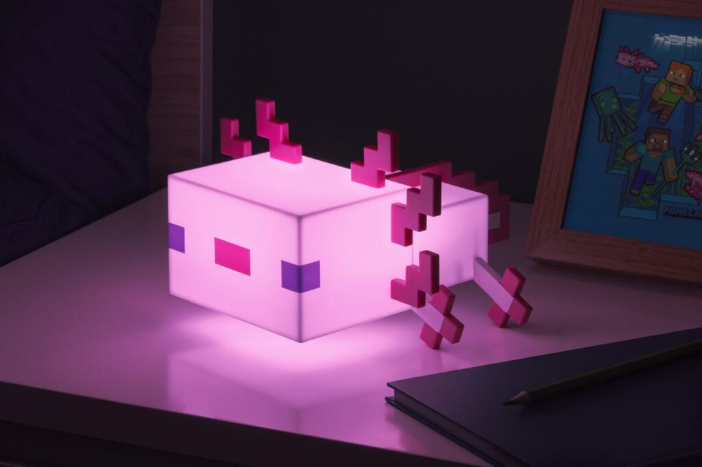 Paladone's Minecraft Axolotl Light