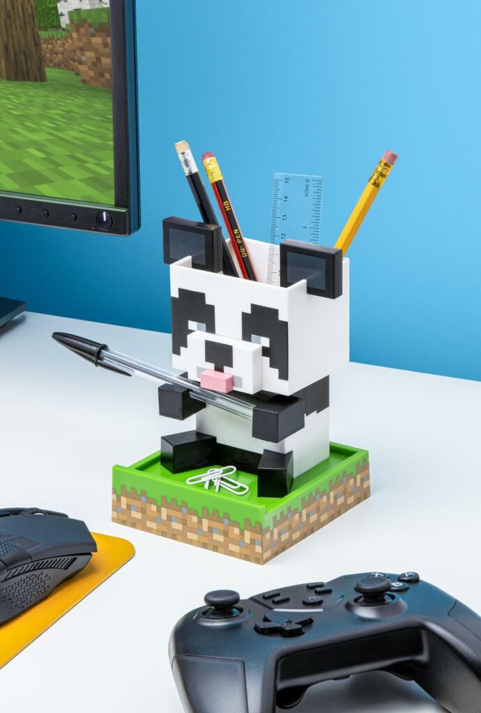 Paladone's Minecraft Panda Desk Tidy and Pen Pot.
